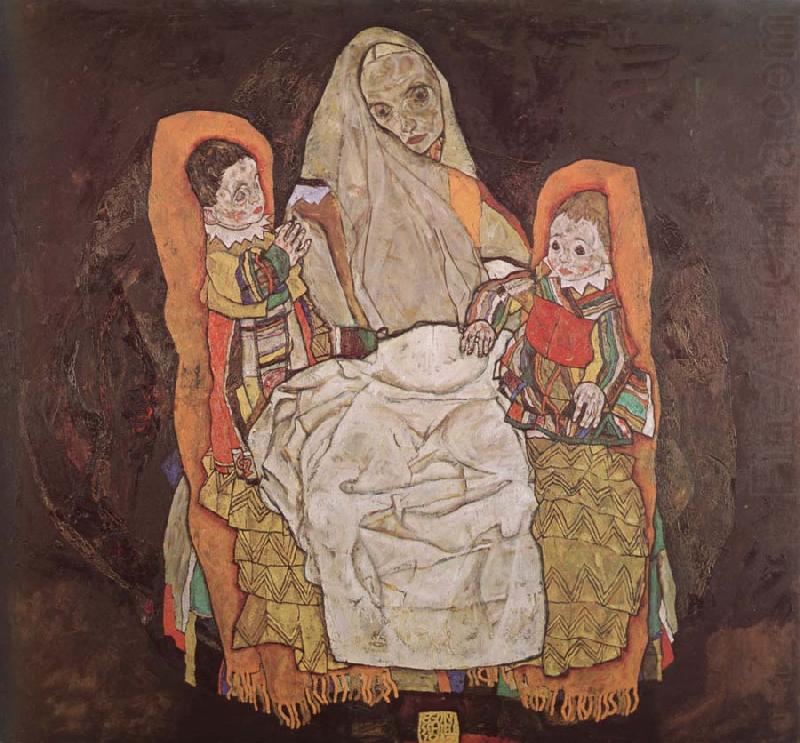 Egon Schiele Moth with two Children china oil painting image